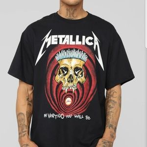 Fashion Nova Metallica tee (New in bag)